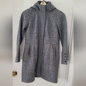 Merrell Jacket Womens Large Gray Zip Up Hooded Jacket Medium